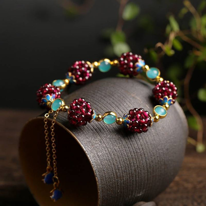 Bracelet Natural Stone Berries